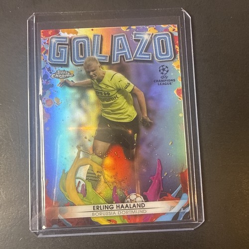 Erling Haaland 2021 Topps Chrome UCL