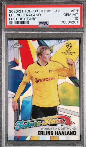 Erling Haaland 2020 Topps Chrome UCL