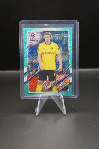 Erling Haaland 2020 Topps Chrome UCL Light Blue /199