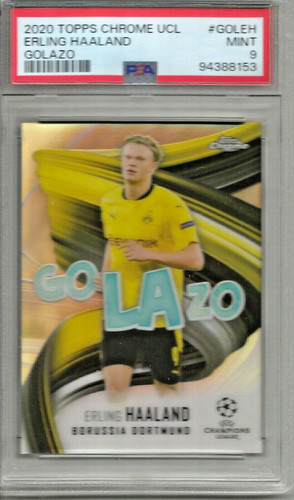 Erling Haaland 2020 Topps Chrome UCL Refractor