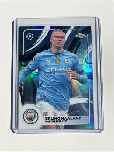 Erling Haaland 2024 Topps Chrome UEFA