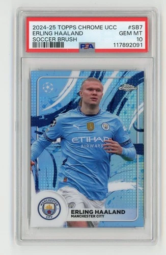 Erling Haaland 2024 Topps Chrome UEFA