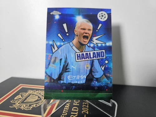 Erling Haaland 2023 Topps Chrome UEFA