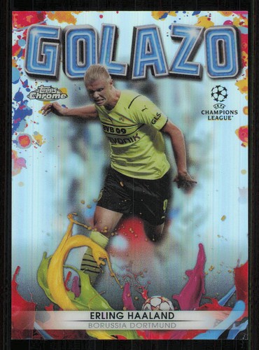 Erling Haaland 2021 Topps Chrome UEFA