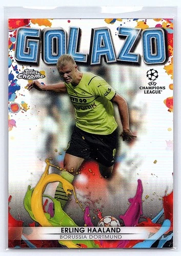 Erling Haaland 2021 Topps Chrome UEFA Champions League
