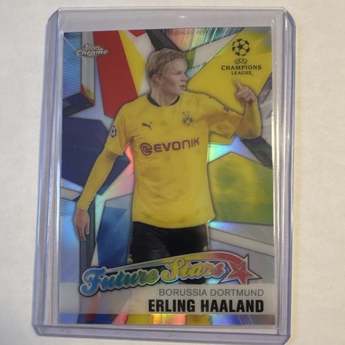Erling Haaland 2021 Topps Chrome UEFA Champions League