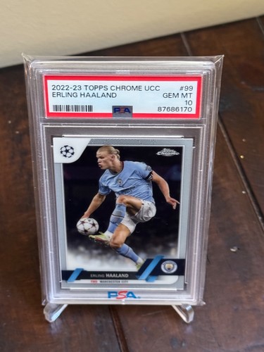 Erling Haaland 2022 Topps Chrome UEFA Champions League /99