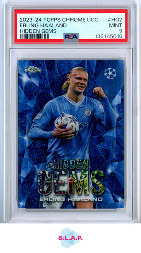 Erling Haaland 2023 Topps Chrome UEFA Club Comp
