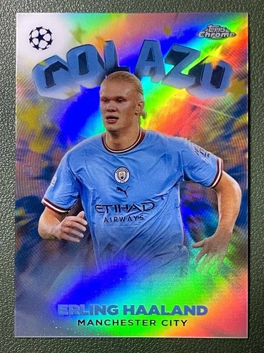 Erling Haaland 2022 Topps Chrome UEFA Club Competitions #G-10