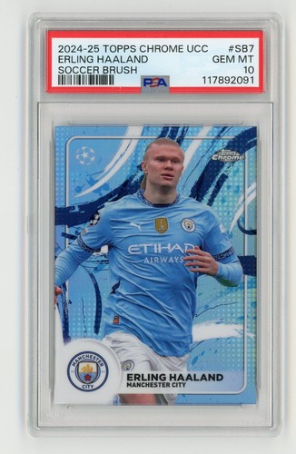 Erling Haaland 2024 Topps Chrome UEFA SB-7