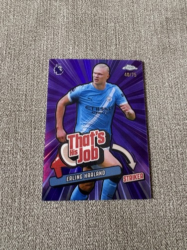 Erling Haaland 2026 Topps Chrome Viola /75