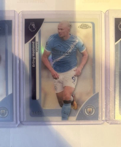 Erling Haaland 2026 Topps Chrome White Refractor /30