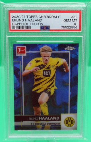 Erling Haaland 2020 Topps Cromo Bundesliga Fútbol Sapphire