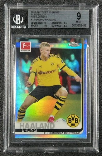 Erling Haaland 2019 Topps Cromo Bundesliga Refractor
