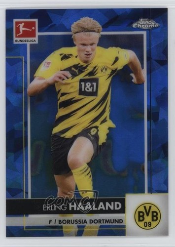 Erling Haaland 2020 Topps Cromo Bundesliga Sapphire Edition