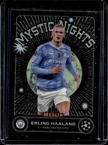 Erling Haaland 2023 Topps Cromo Merlín UEFA MN-14