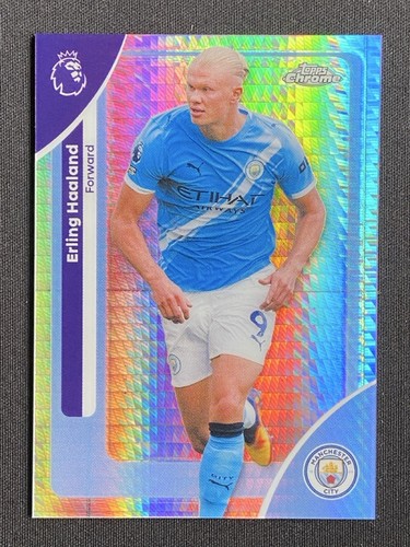 Erling Haaland 2025 Topps Cromo Premier League Prisma