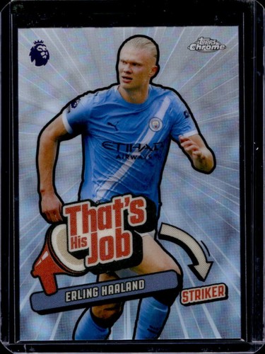 Erling Haaland 2026 Topps Cromo Premier League THJ-13