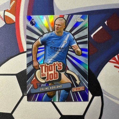 Erling Haaland 2025 Topps Cromo Premier League THJ-13