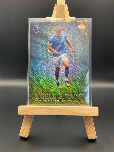 Erling Haaland 2025 Topps Cromo RayWave Refractor
