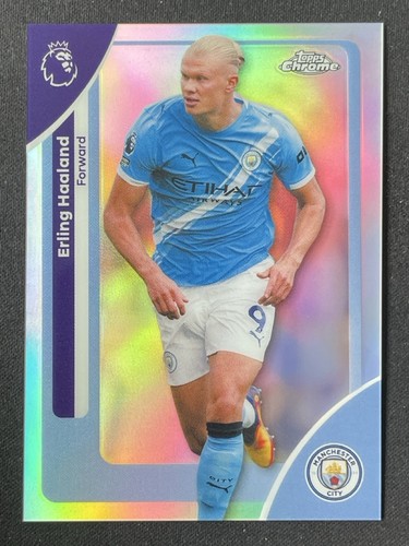Erling Haaland 2025 Topps Cromo Refractor #125