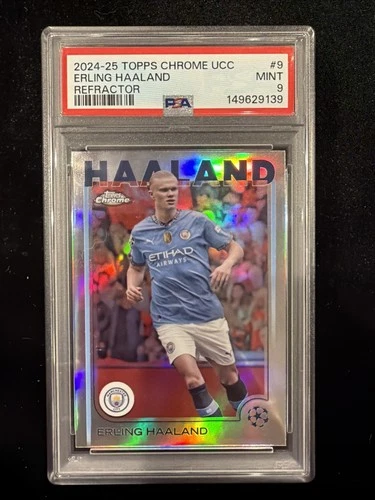 Erling Haaland 2024 Topps Cromo UCC Refractor