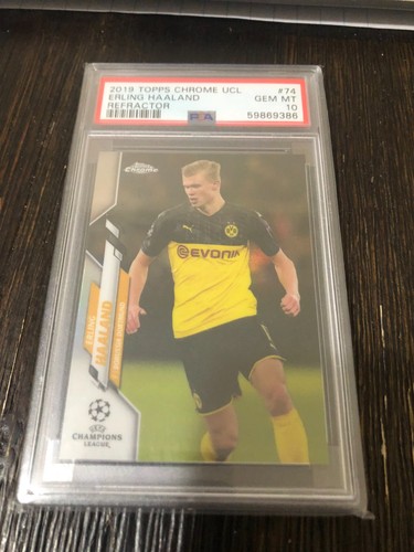 Erling Haaland 2019 Topps Cromo UCL Refractor