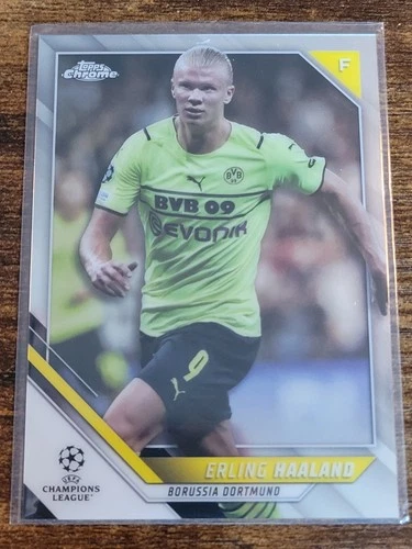 Erling Haaland 2021 Topps Cromo UEFA Champions League