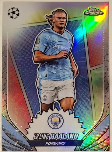 Erling Haaland 2023 Topps Cromo UEFA Clubes Competiciones