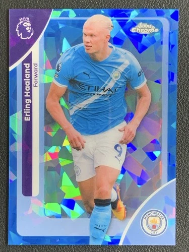 Erling Haaland 2025 Topps Cromo Zafiro Sapphire #125