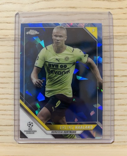 Erling Haaland 2022 Topps Cromo Zafiro Sapphire