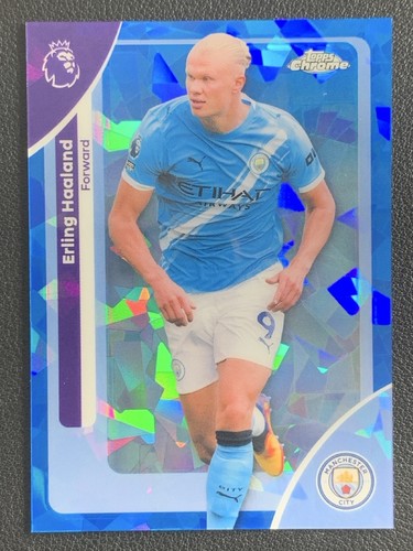 Erling Haaland 2025 Topps Cromo Zafiro Sapphire