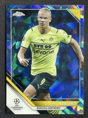 Erling Haaland 2021 Topps Cromo Zafiro UCL Sapphire /5