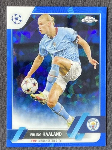 Erling Haaland 2023 Topps Cromo Zafiro UCL Sapphire
