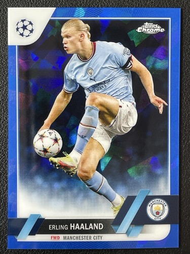 Erling Haaland 2022 Topps Cromo Zafiro UCL Sapphire