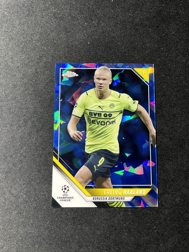 Erling Haaland 2021 Topps Cromo Zafiro UCL Sapphire