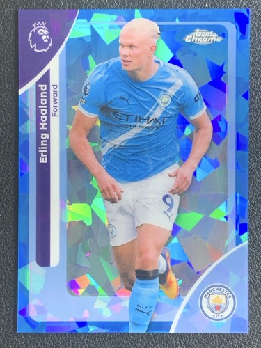 Erling Haaland 2025 Topps Cromo Zafiro Zafiro /17b
