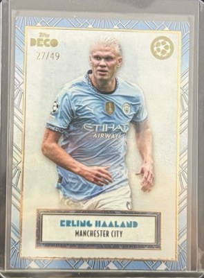 Erling Haaland 2025 Topps Deco /10