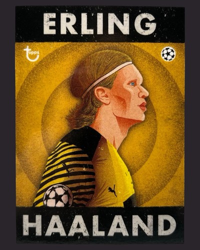 Erling Haaland 2021 Topps Deco UCC /21