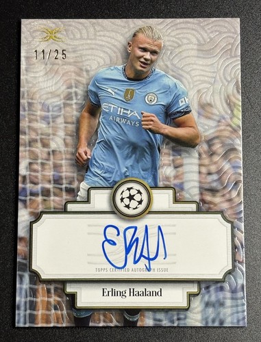 Erling Haaland 2025 Topps Definitive Soccer /25