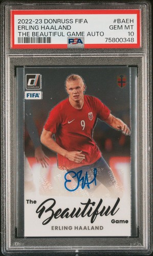 Erling Haaland 2022 Panini Donruss Elite FIFA