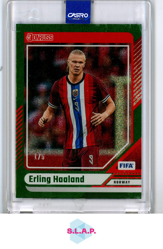 Erling Haaland 2024 Panini Donruss Green /5