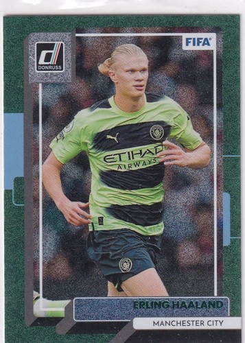 Erling Haaland 2022 Panini Donruss Green