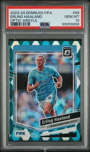 Erling Haaland 2023 Panini Donruss Optic Argyle