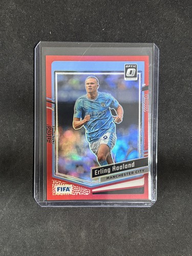Erling Haaland 2023 Panini Donruss Optic Red Prizm /299