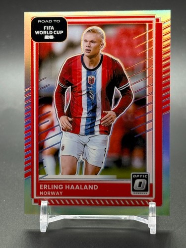 Erling Haaland 2025 Panini Donruss Optic Silver Prizm Holo