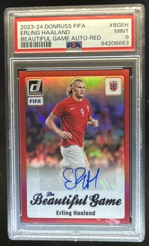 Erling Haaland 2024 Panini Donruss Rosso /49
