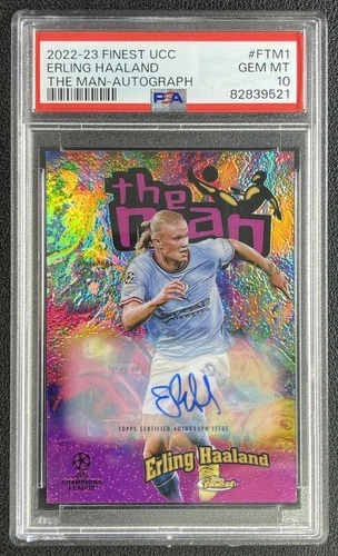 Erling Haaland 2023 Topps Finest 040/100