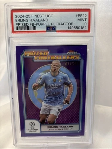 Erling Haaland 2024 Topps Finest /299