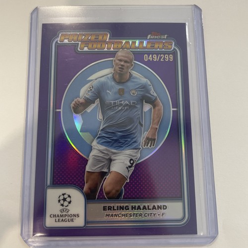 Erling Haaland 2024 Topps Finest /299
